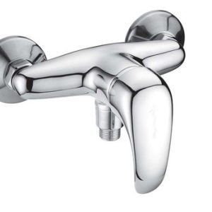 Sprchová stěnová baterie bez příslušenství, rozteč 150 mm, klik-klak, chrom, PERLA