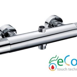 CoolTouch, sprchová termostatická baterie, pro 2 odb. místa, bez sprchové sady, rozteč 150mm