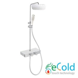 Sprchový set termostatické baterie FORNAX s tyčí Tevere a sprchovou sadou