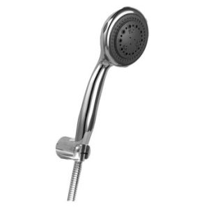 Sprchový set (8-polohová sprška, dvouzámková superpevná kovová hadice 150 cm, držák), BLISTR