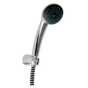 Sprchový set (1-polohová sprška, plastová hadice 150 cm, držák), BLISTR