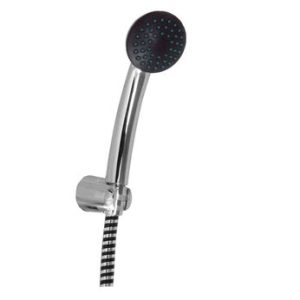 Sprchový set (1-polohová sprška, plastová hadice 150 cm, držák), BLISTR