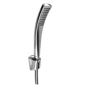 Sprchový set (1-polohová ruční sprcha, kovová sprchová hadice 150 cm, držák sprchy), BLISTR