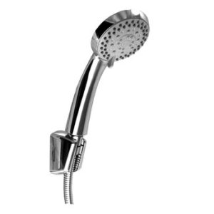 Sprchový set (5-polohová ruční sprcha, kovová sprchová hadice 150 cm, držák sprchy), BLISTR