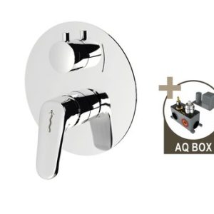 Podomítková sprchová baterie pro 2 místa, s AQ-boxem, VENUS