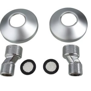 Krycí růžice k baterii PERLA, saten (pár+etážky)