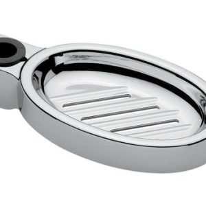 Mýdelníček elipsovitý na tyč průměr 18mm a 25mm, chrom, ELIPSA