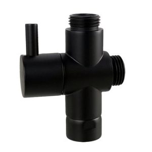 Keramický přepínač 1/2x1/2xM1/2, pro tyč Tevere black matt