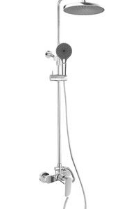 Teleskopické rameno s baterií DAKOTA a kompletní sprchovou sadou (sprchy CAMERI, CASOLI), TEVERE