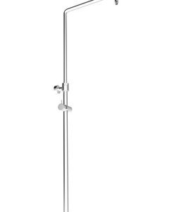 Pevné teleskopické rameno sprchy, délka 745-1195 mm, držák ruční sprchy, převlečná matka 1/2", TEVERE