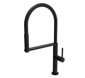 Dřezová stojánková baterie s flexi ramínkem, COOK MATT BLACK