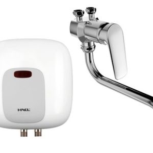 Průtokový beztlakový ohřívač vody HAPL, příkon 3, 5 kW, s pákovou stěnovou baterií