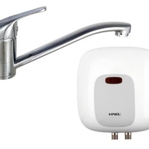 Průtokový beztlakový ohřívač vody HAPL, příkon 4, 5 kW, s pákovou stojánkovou baterií