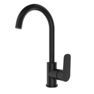 Dřezová stojánková baterie, black mat, DAKOTA