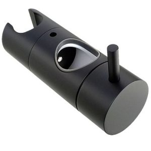 Posuvný držák, jezdec ke sprchové tyči TEVERE, black mat