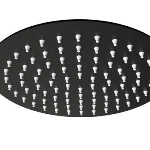 Pevná sprcha ¤ 200 mm, nerez, černá mat, SUPERSLIM